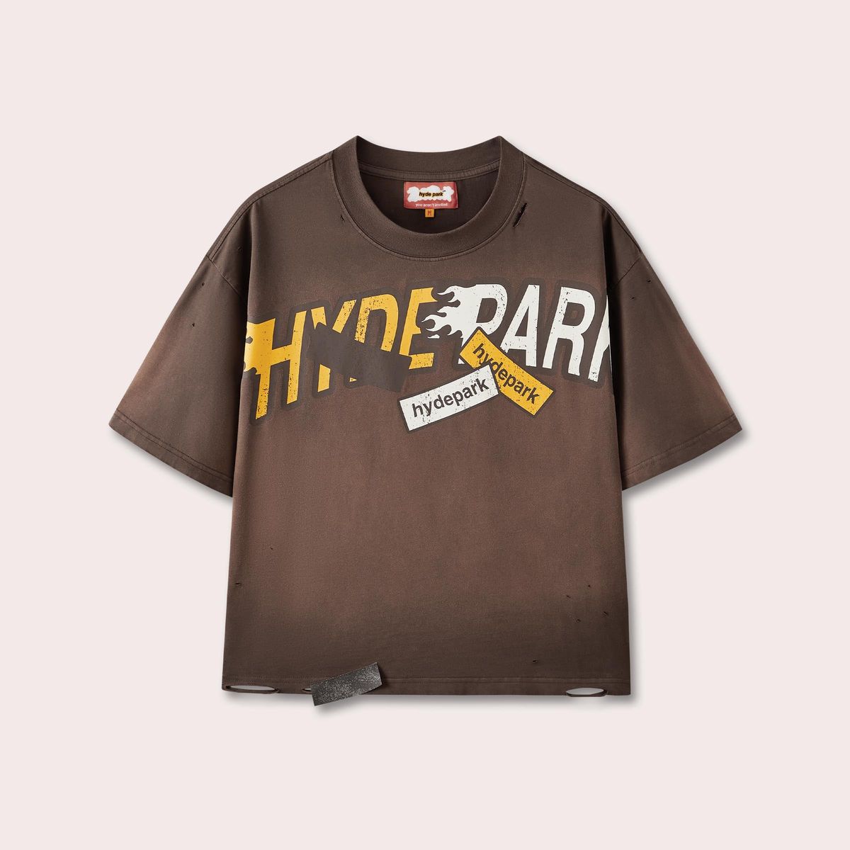 Hyde Park T-Shirt - Rally Way Tee - Brown