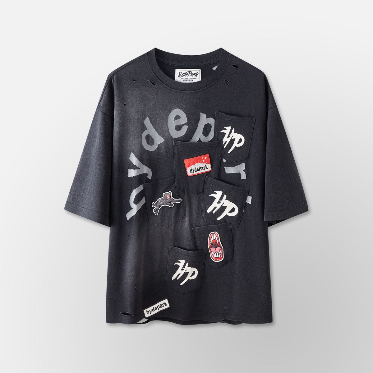 Hyde Park T-Shirt - Pockets Everywear Tee - Black