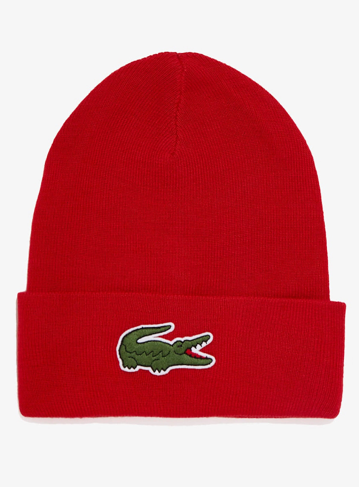 Lacoste Hat - Contrast Beanie - Red - RB1081-51 - Vengeance78
