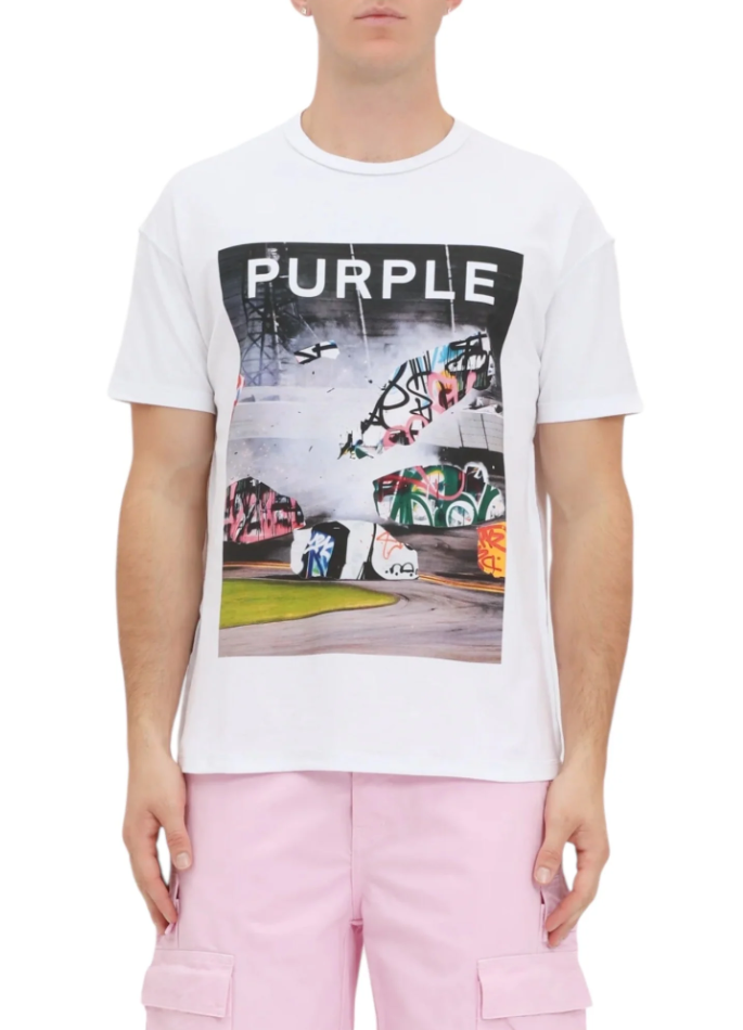 Purple-Brand - T-Shirt - Brilliant Inside Out - White - P101-TWPU325