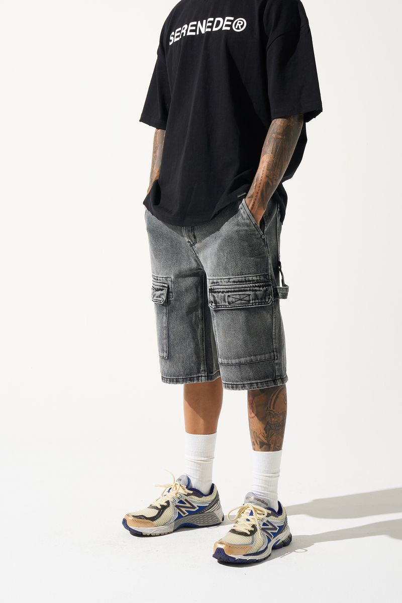 Serenede Shorts - Cave - Vintage Grey Wash