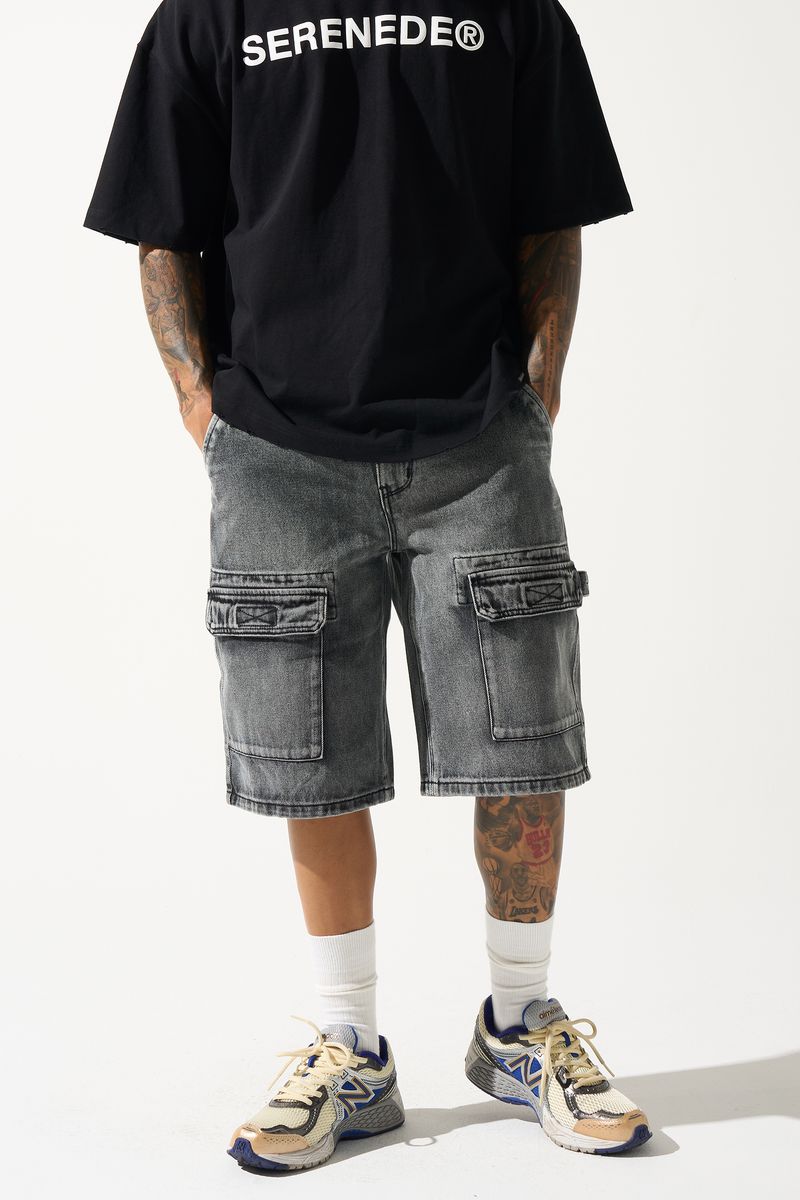 Serenede Shorts - Cave - Vintage Grey Wash