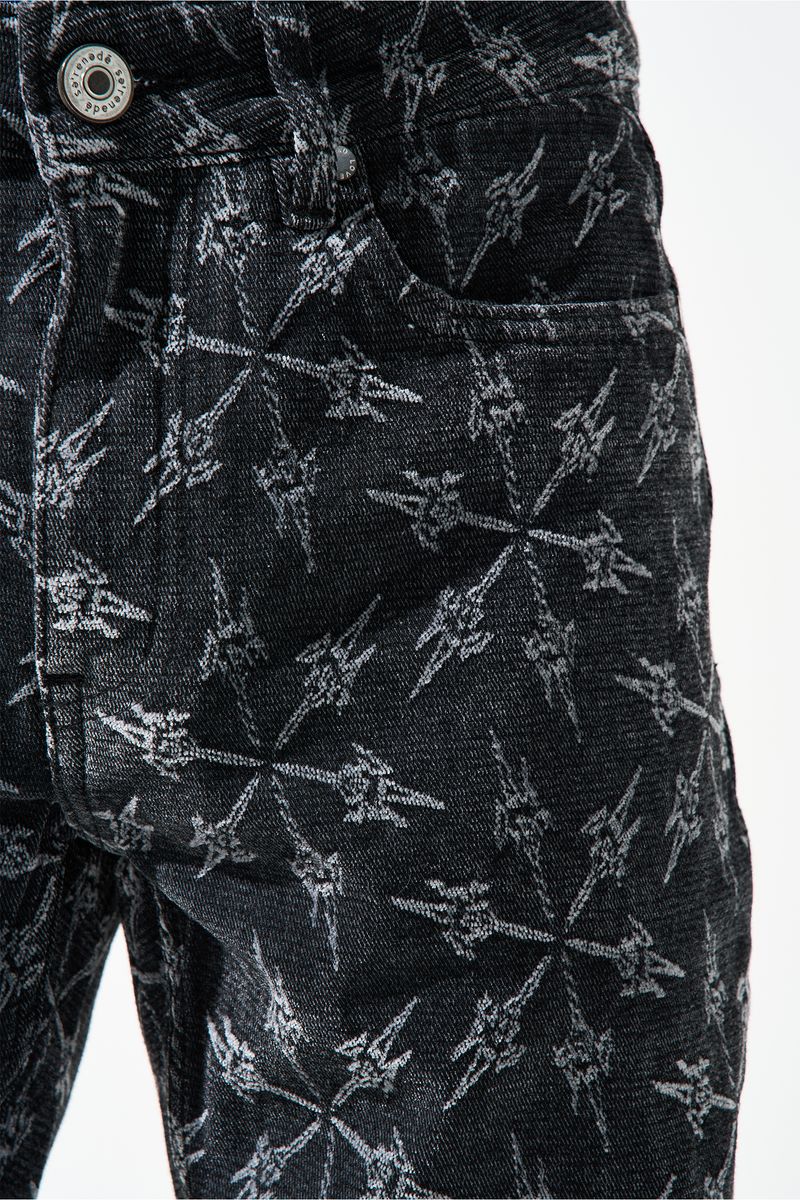 Serenede Jeans - Dart Straight Leg - Black Pressed Corduroy