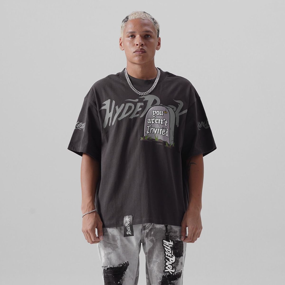 Hyde Park T-Shirt - Tombstoned Tee - Black