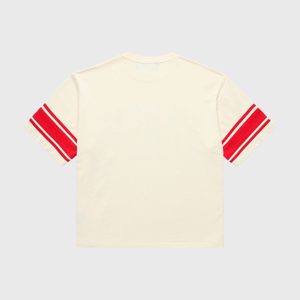 Homme+Femme T-Shirt - Kansas Cropped Tee - Off White - HFSS202528