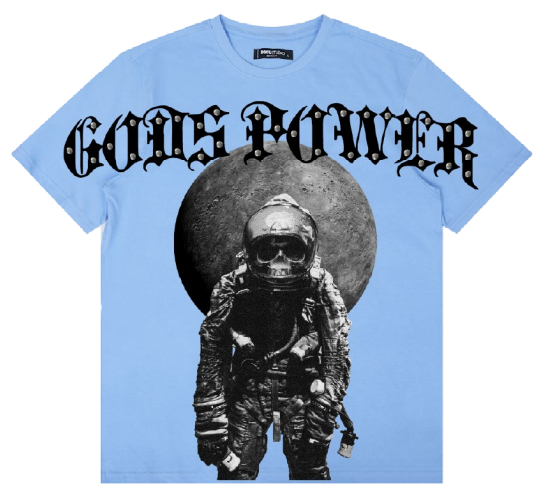 Roku Studio T-Shirt - Gods Power - University Blue - RK1481710