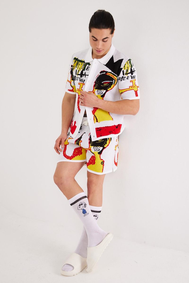 One In A Million Short Set - White - SH-507