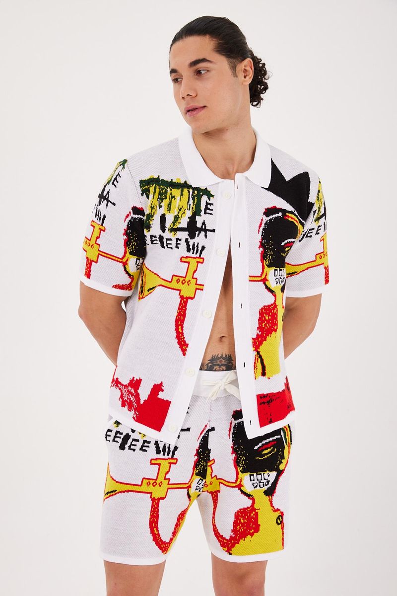 One In A Million Short Set - White - SH-507