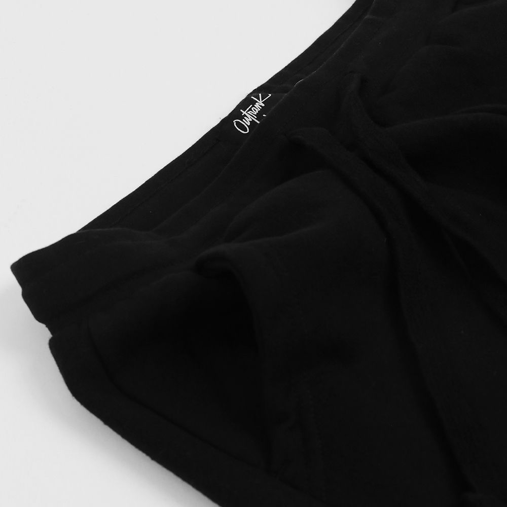 Outrank Shorts - Earned Embroidered Shorts - Black - OR3477WS