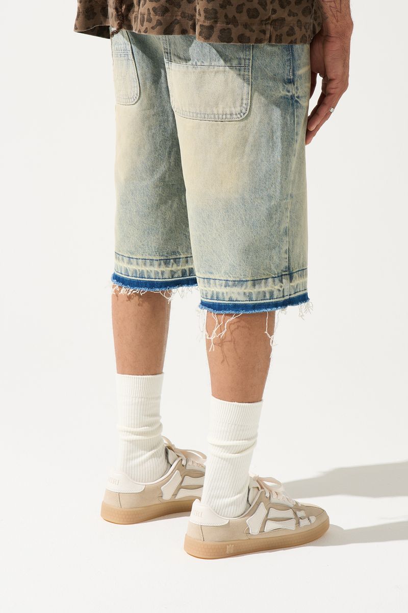 Serenede Shorts - Terra Denim Shorts - Earth Wash