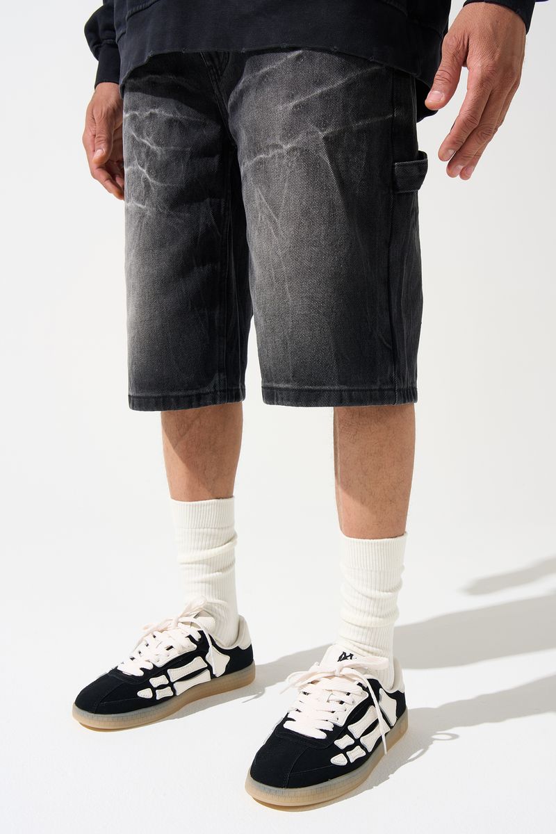 Serenede Shorts - Raijin Denim - Faded Black Wash