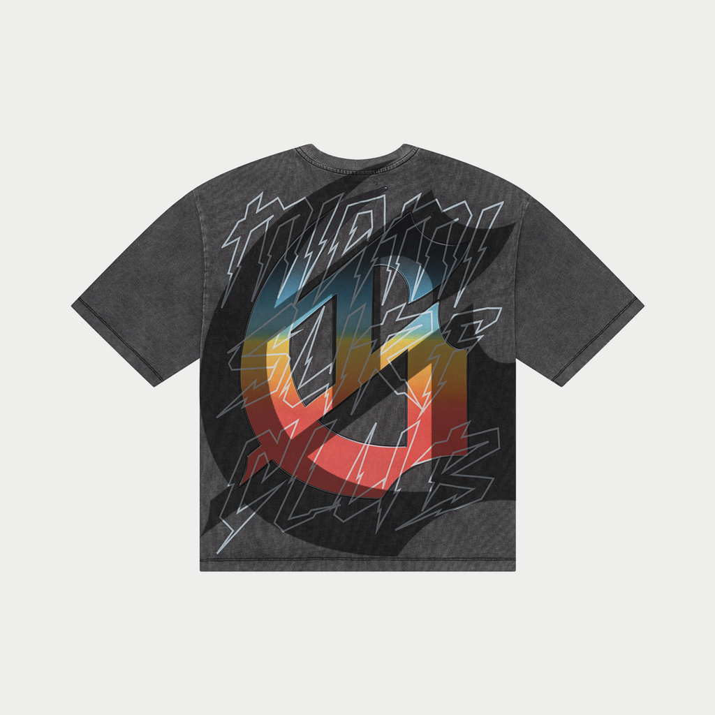 Godspeed T-Shirt - Miami Surf Club - Grey Wash