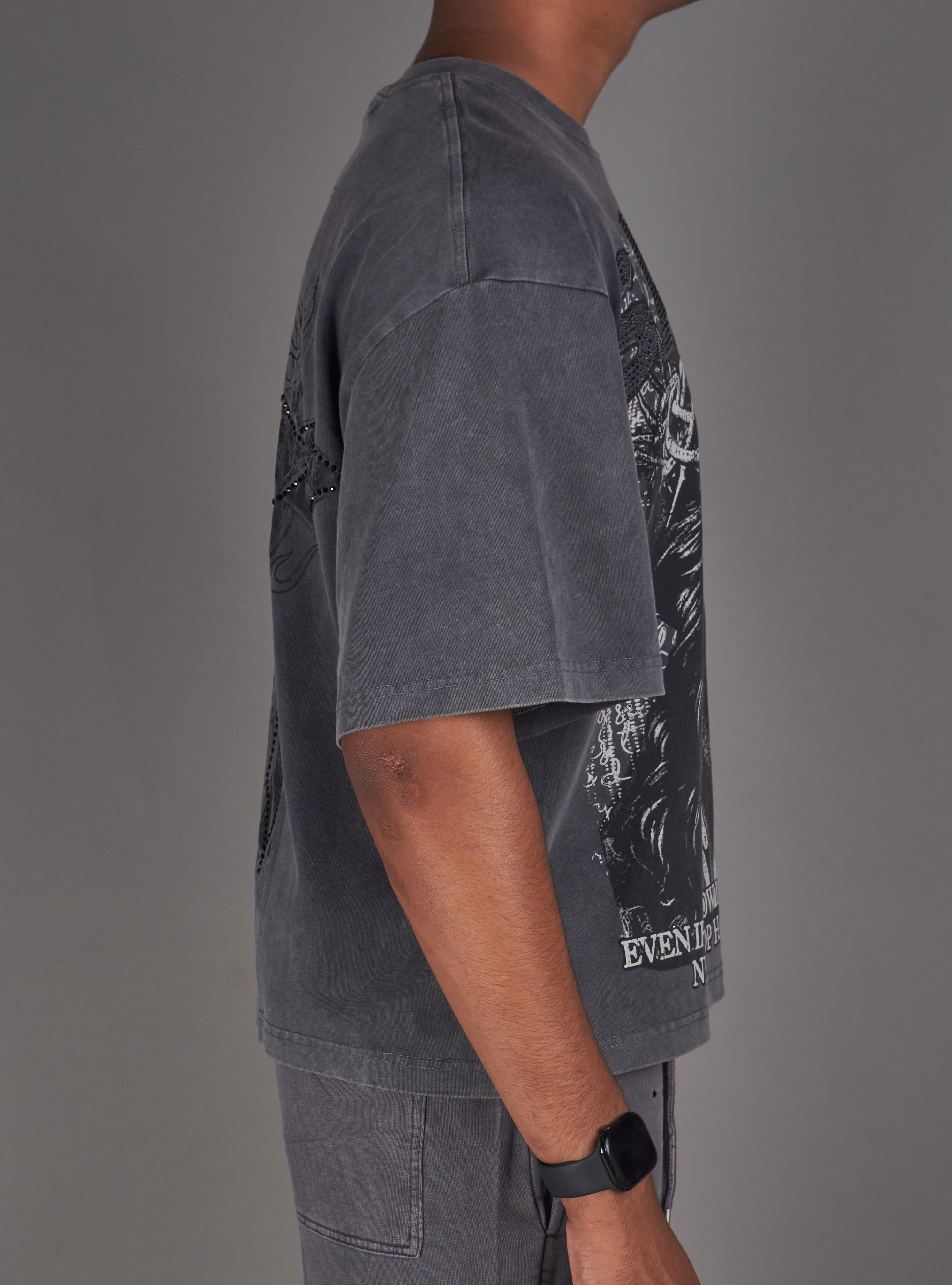 NME T-Shirt - Cole - Grey - 436