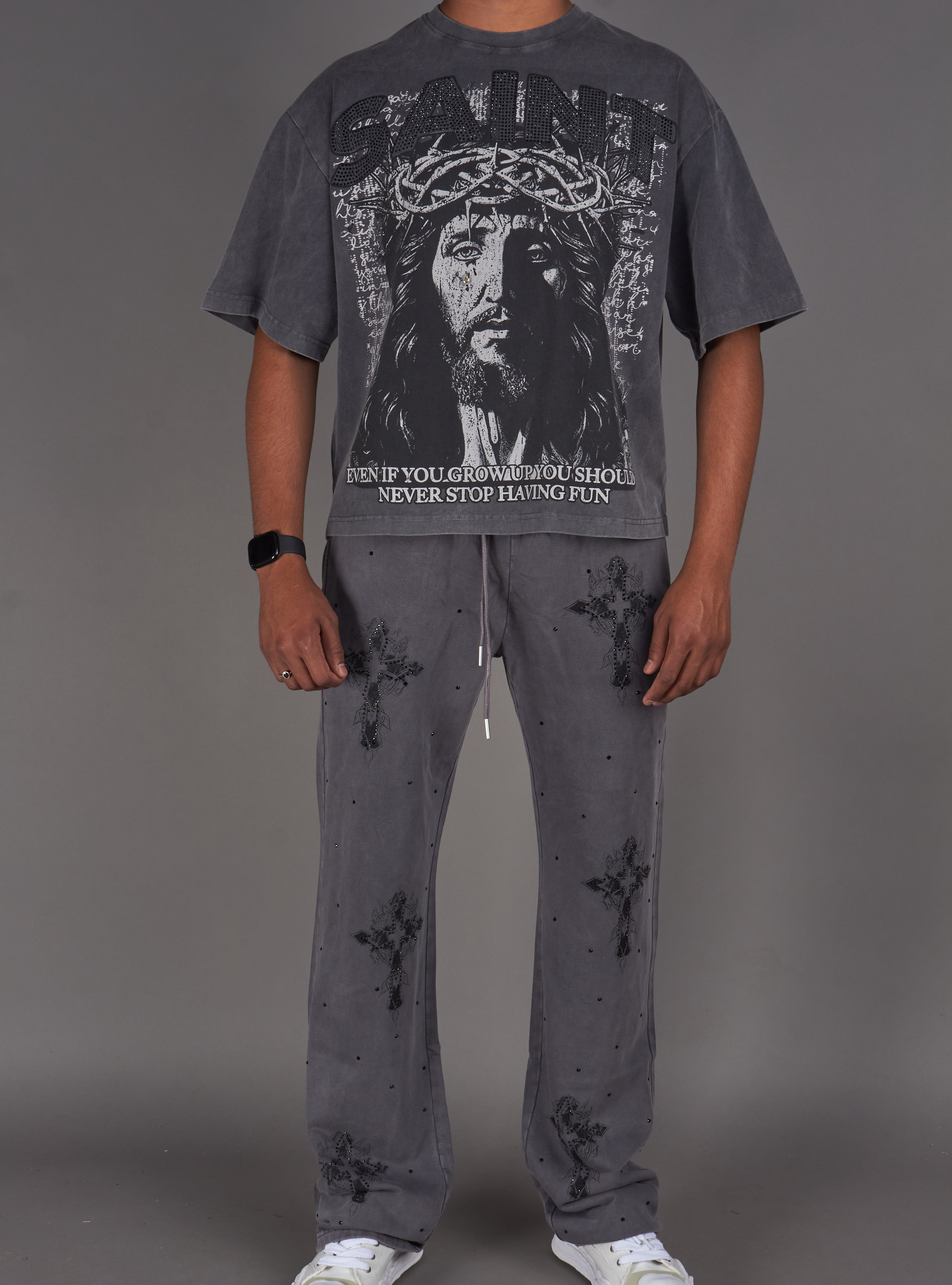 NME Sweatpants - Nazra - Grey - 712