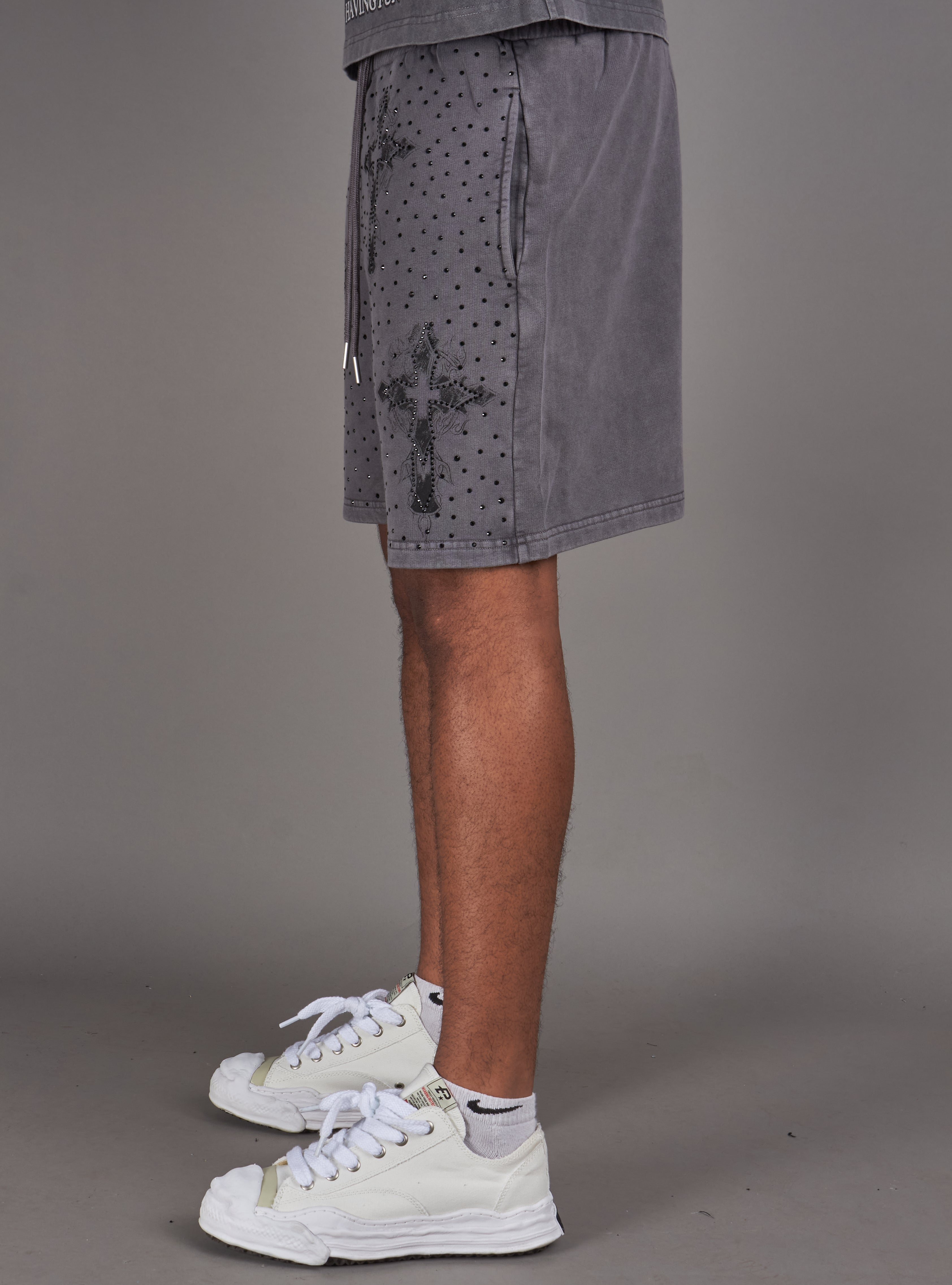 Nme Shorts - Arvin - Grey Wash  - 870