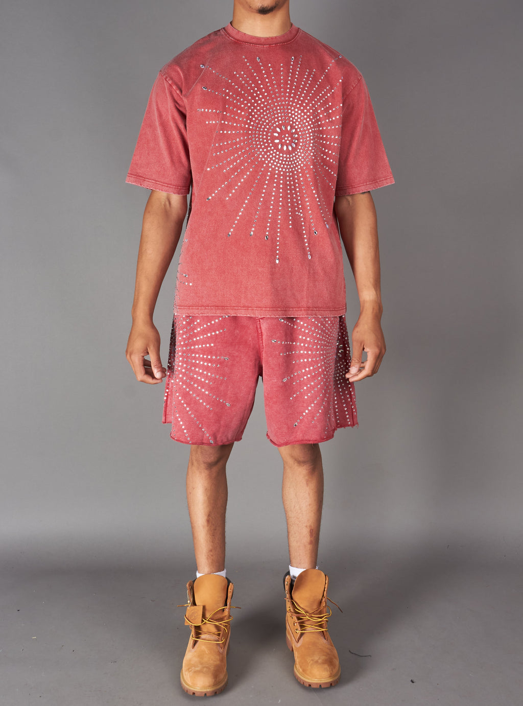 Politics Sweatshort - Selvin - Red  - 154