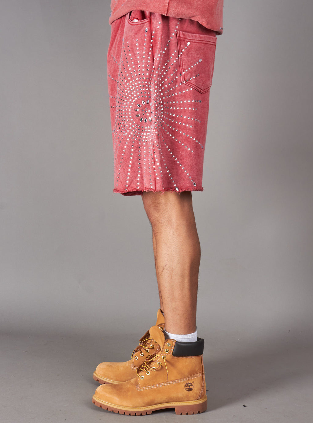 Politics Sweatshort - Selvin - Red  - 154