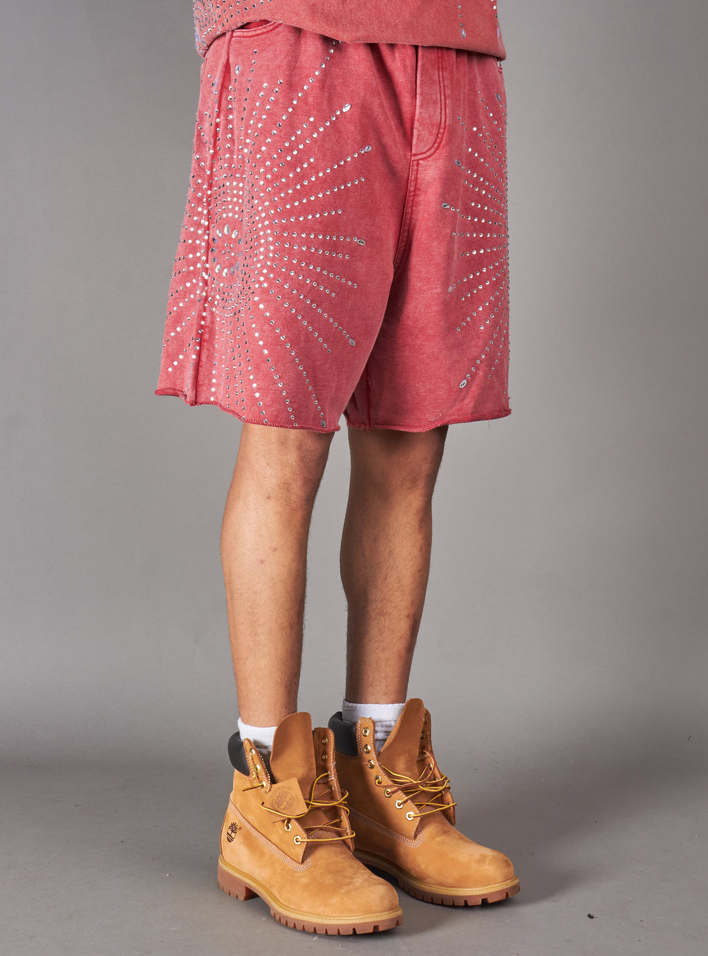 Politics Sweatshort - Selvin - Red  - 154