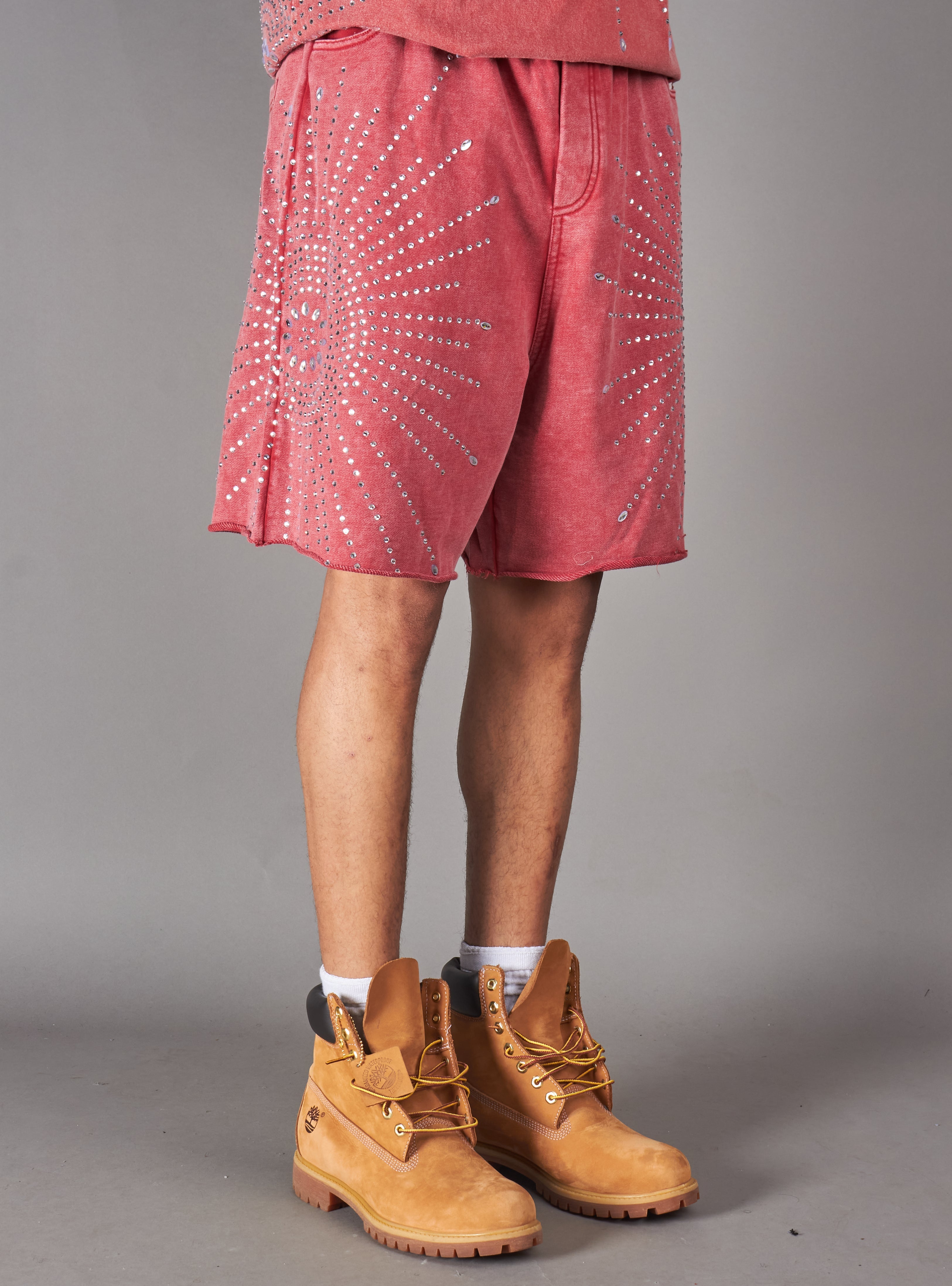 Politics Sweatshort - Selvin - Red  - 154