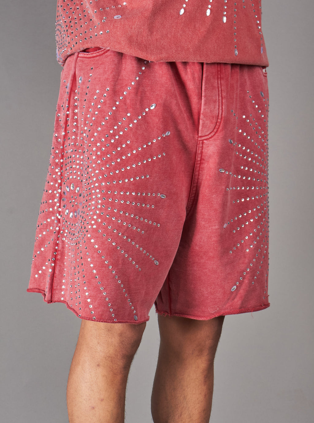 Politics Sweatshort - Selvin - Red  - 154