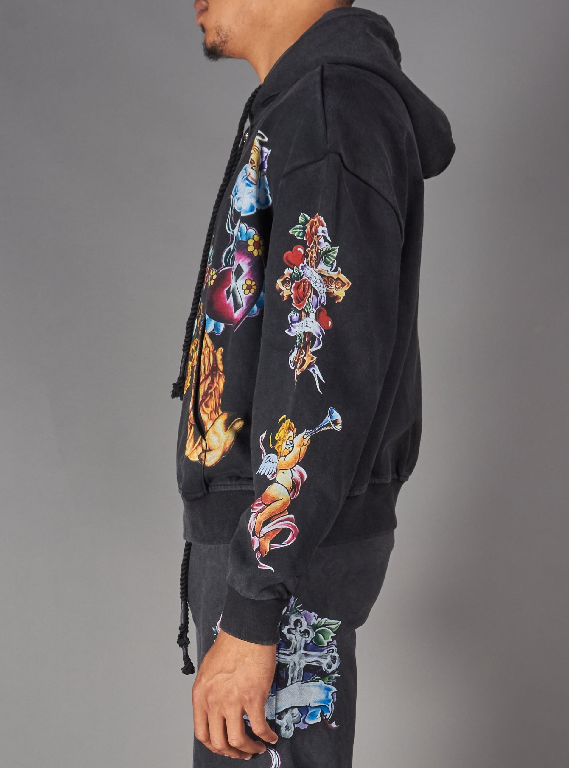 Politics Hoodie - Nivin - Black - 338