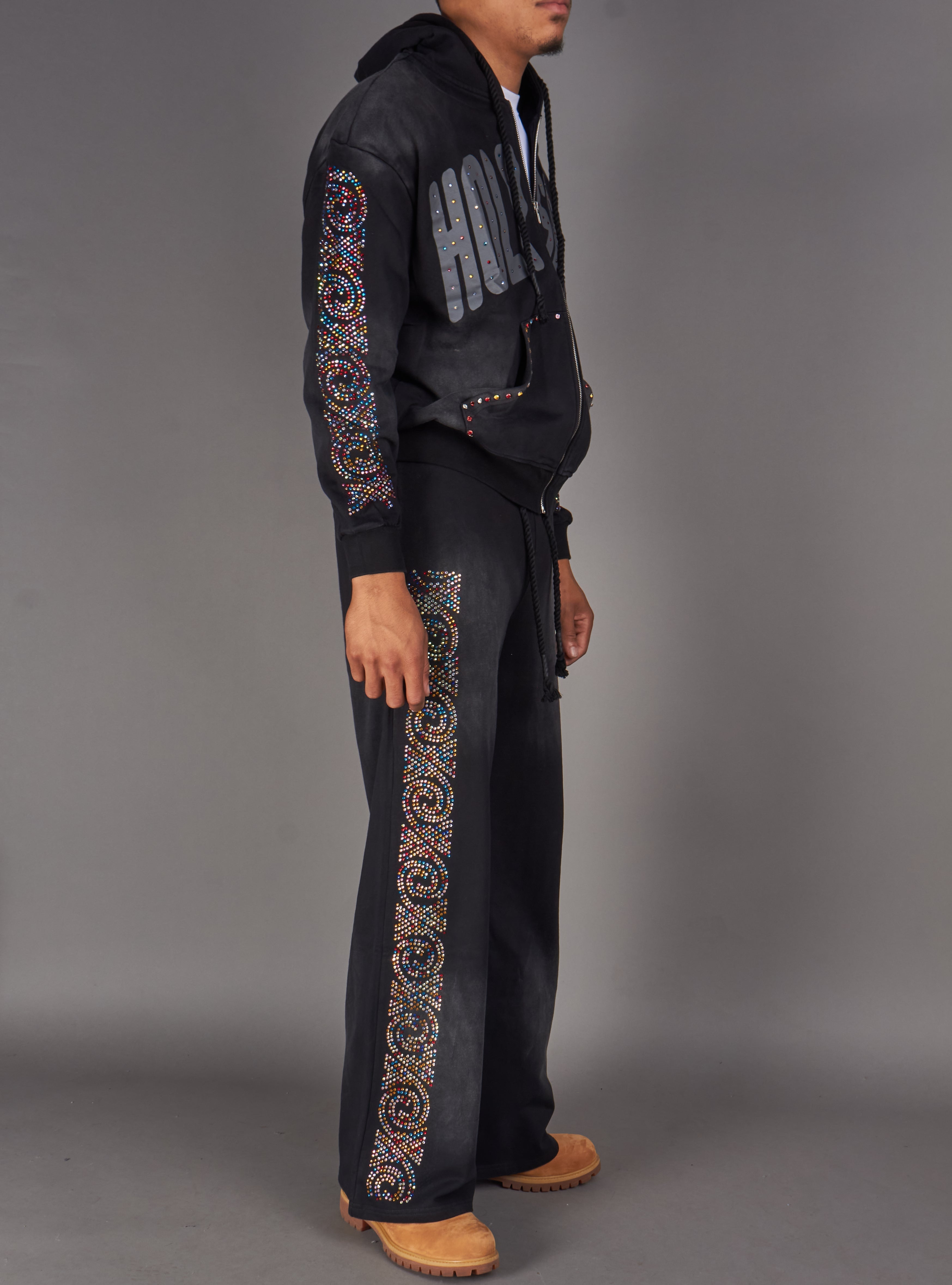 Politics Sweatpant - Lorian - Black - 365