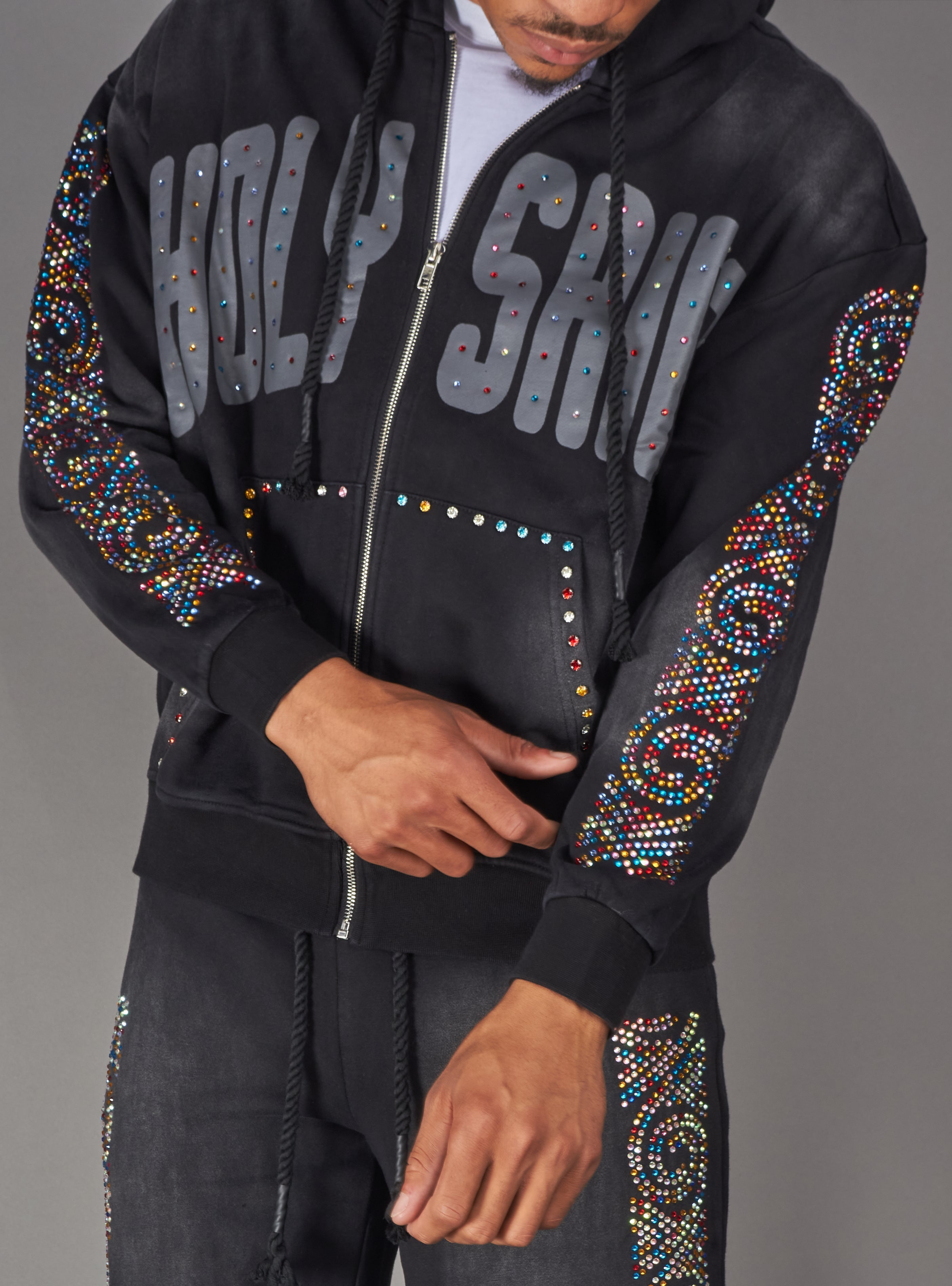 Politics Hoodie - Solis - Black - 564