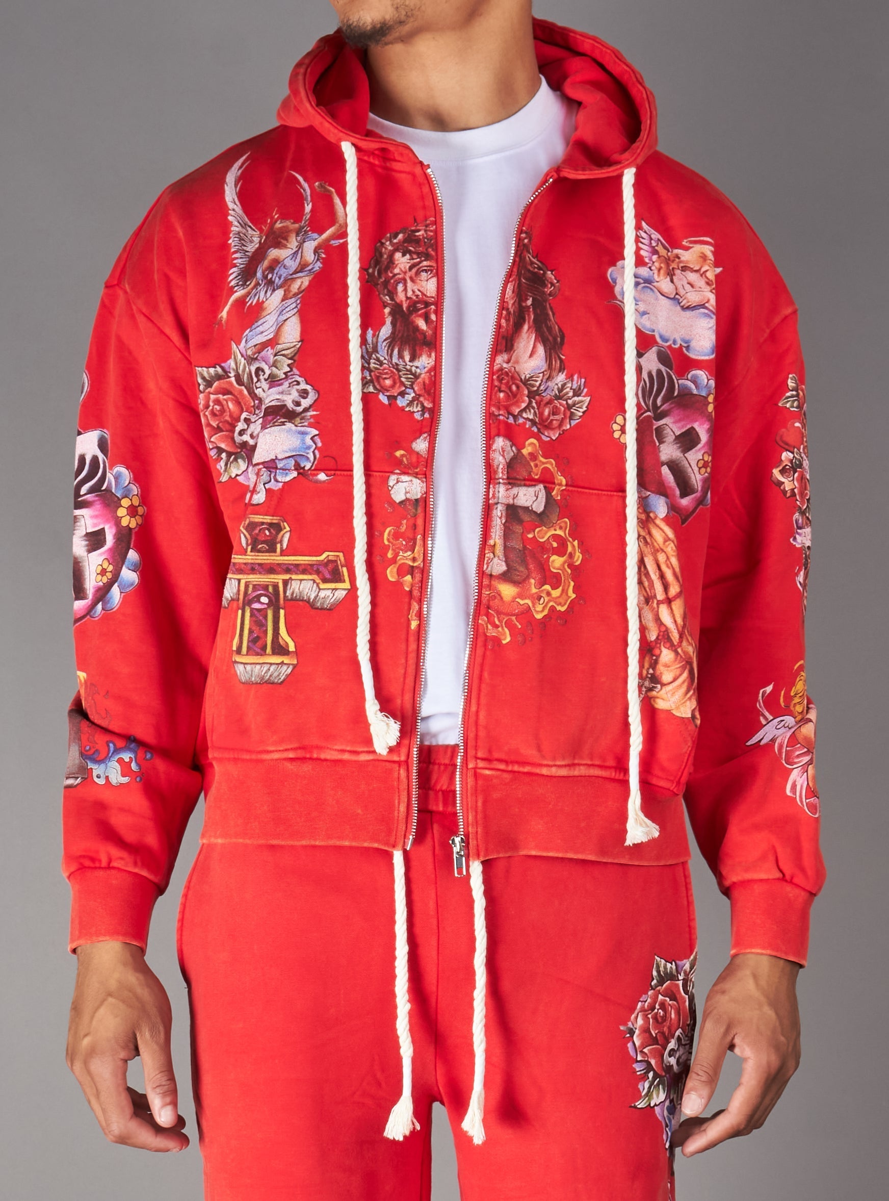 Politics Hoodie - Nivin - Jujube Red - 339