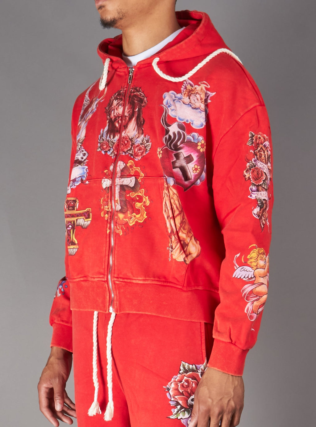 Politics Hoodie - Nivin - Jujube Red - 339