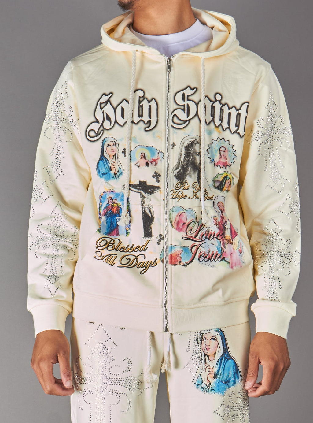 NME Hoodie - Yorin - Beige - 052