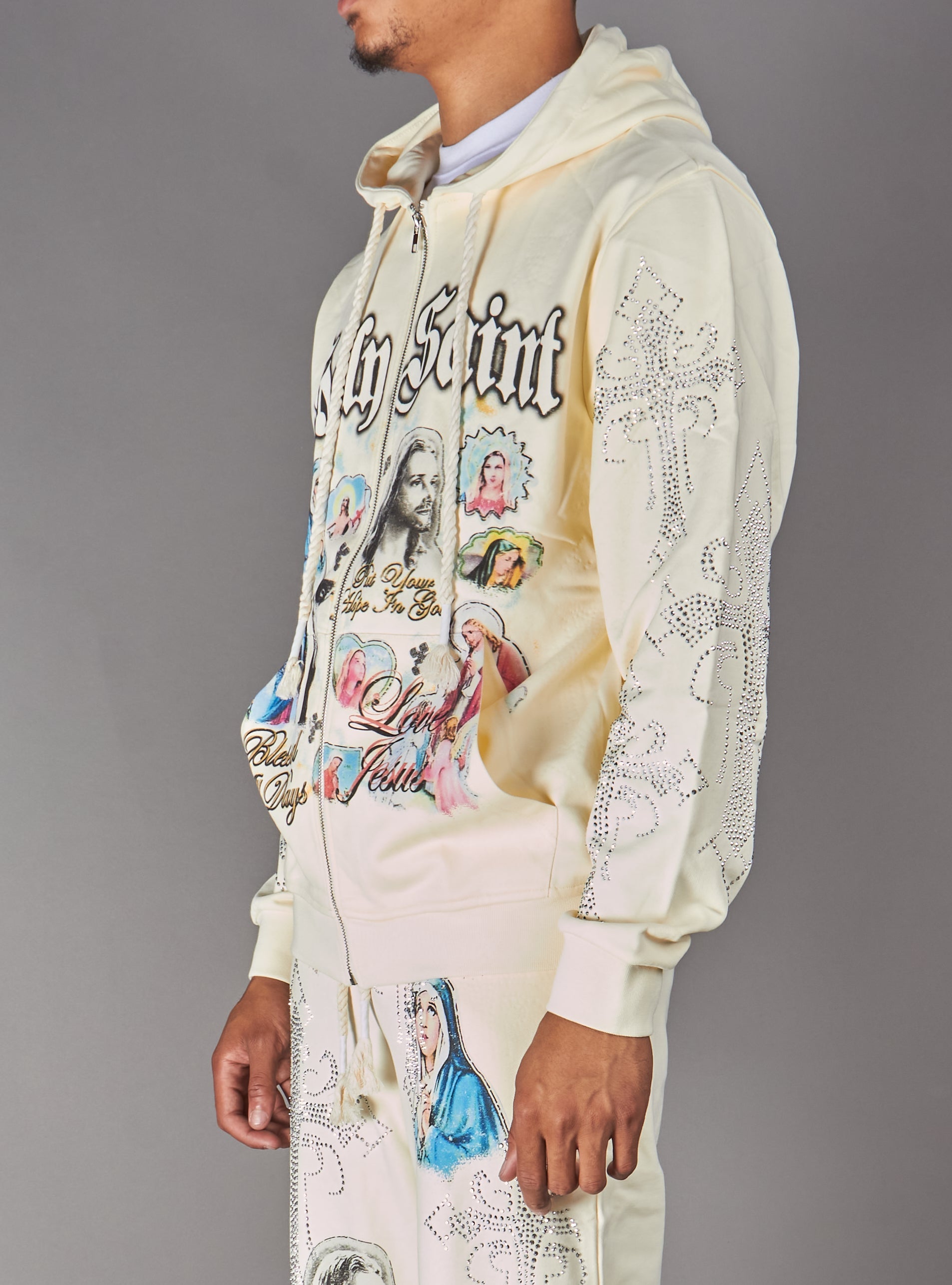 NME Hoodie - Yorin - Beige - 052