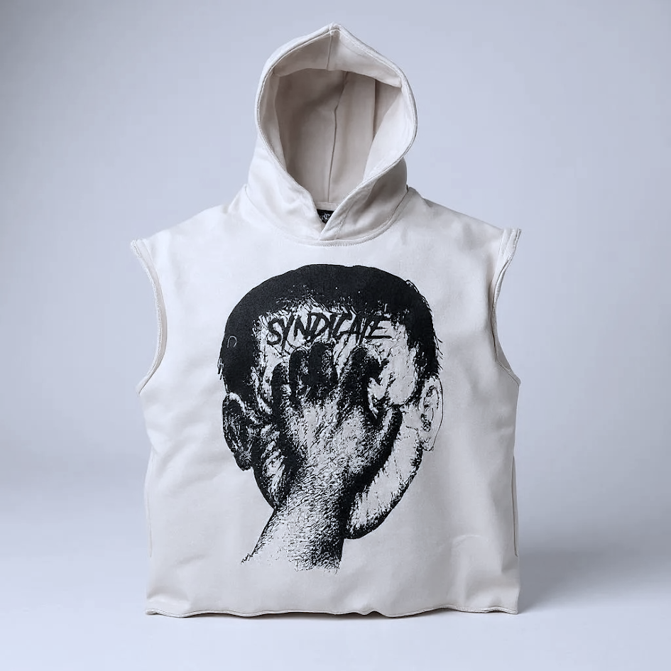 Syndicate Shirt -  Punch And Grab Sleevless - Light Grey