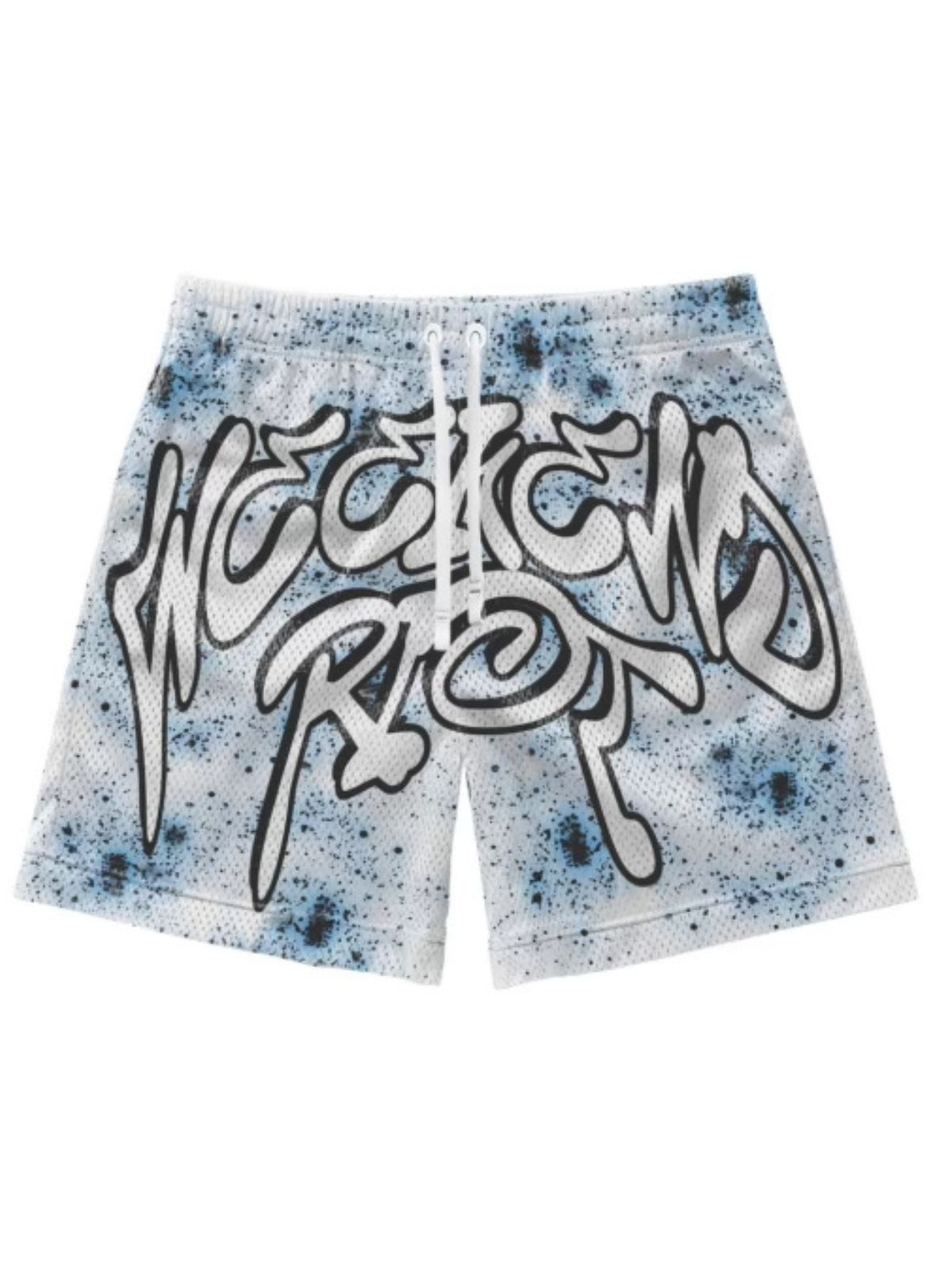 Wknd Riot Shorts - Skeleton - White