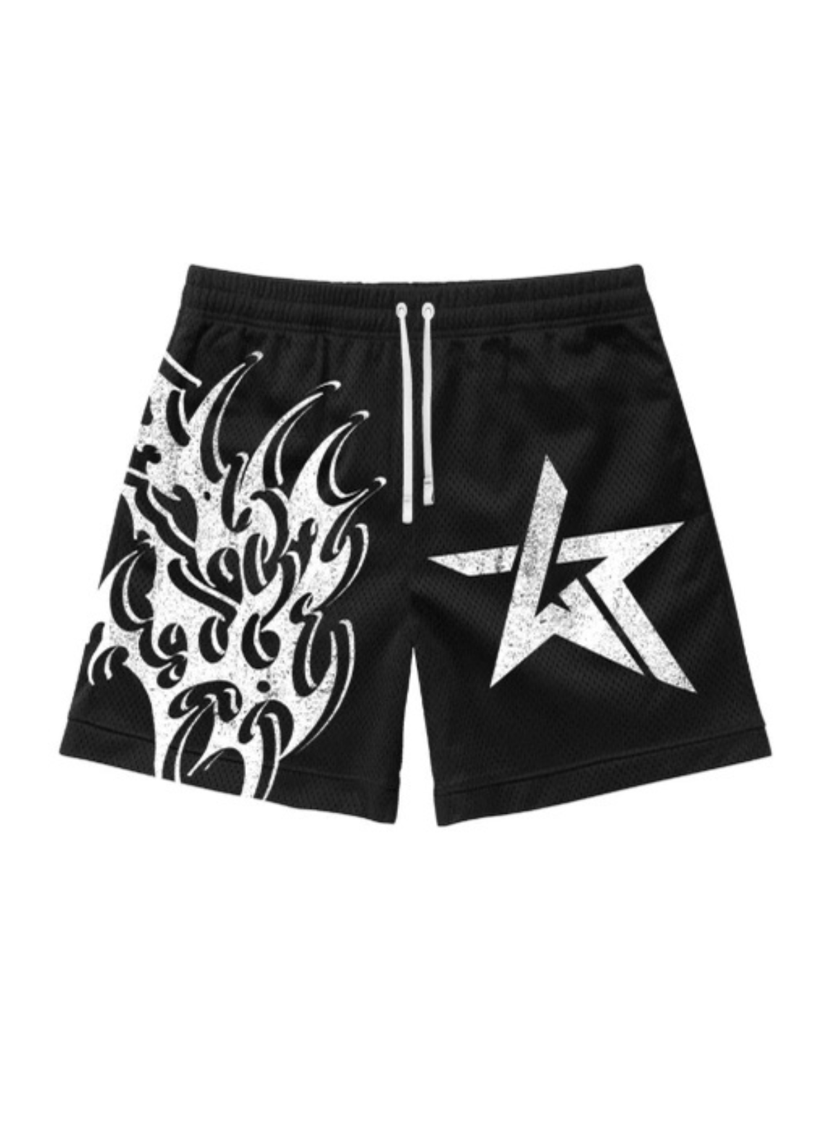 Wknd Riot Shorts - Chaos Head - Black