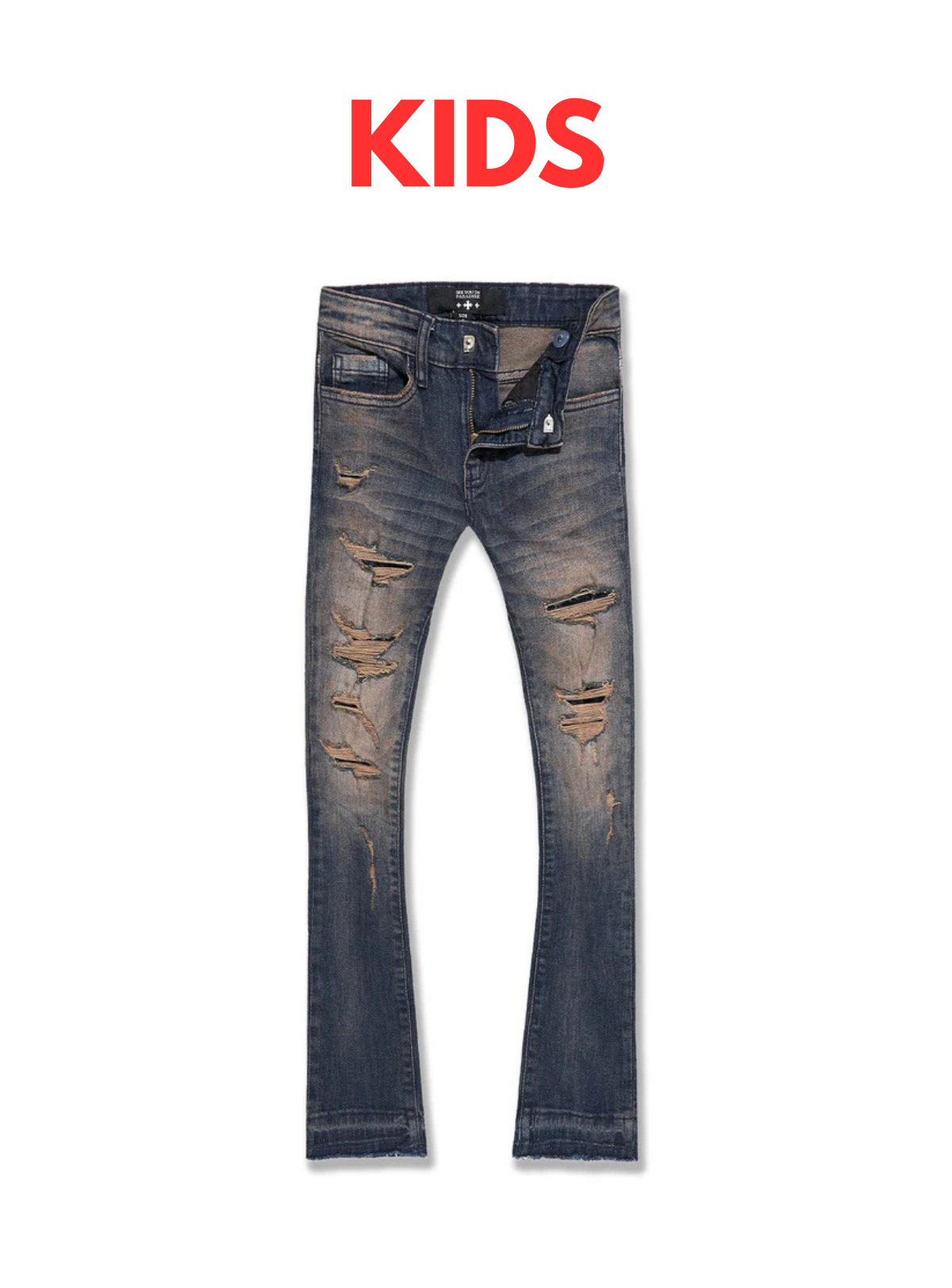 Jordan Craig Jeans - Kids Stacked SYIP Denim - Horizon Blue - JTF2117K