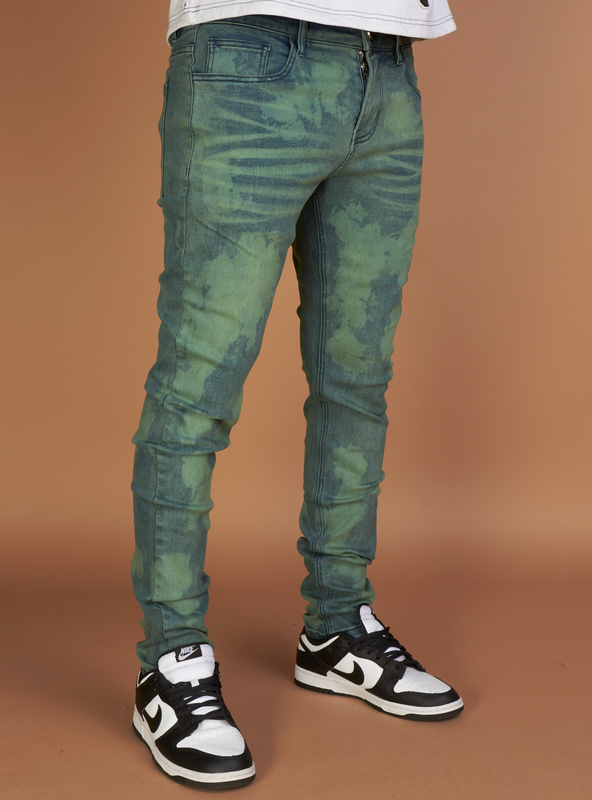 Politics Jeans - Phanton - Blue and Green Wash - 710