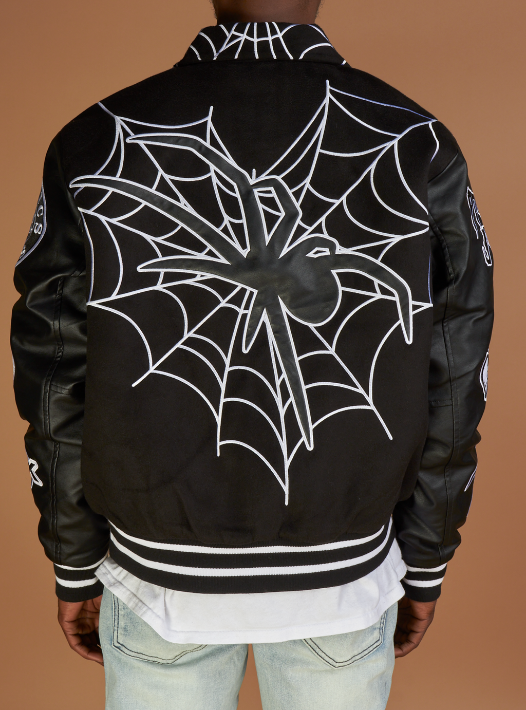 Politics Varsity Jacket - Shadow - Black - 218