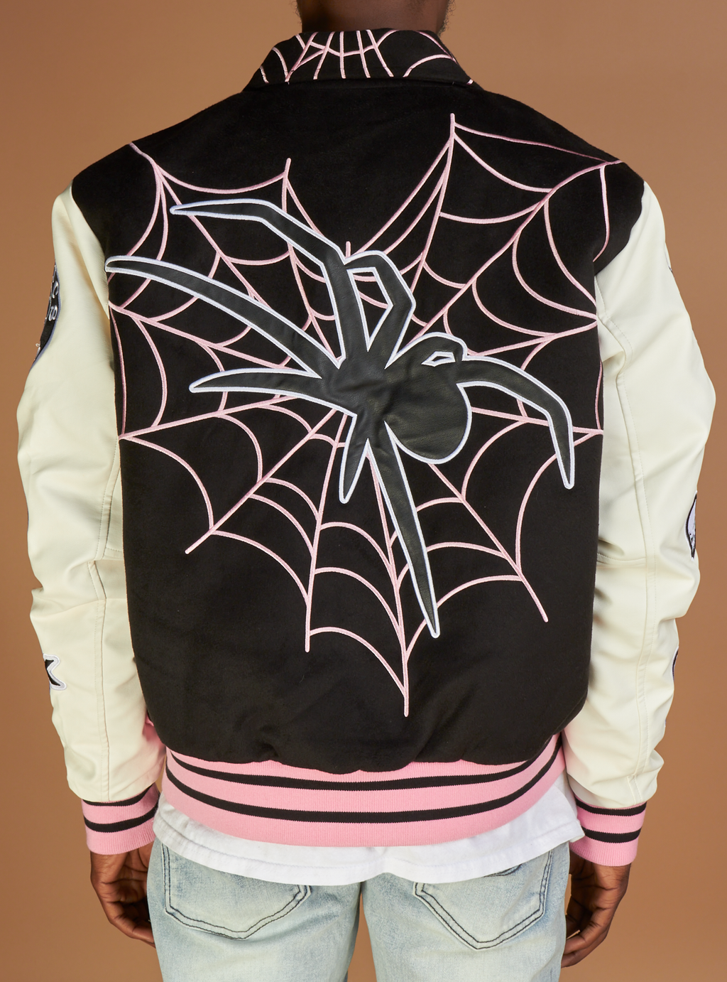 Politics Varsity Jacket - Shadow - Pink - 219