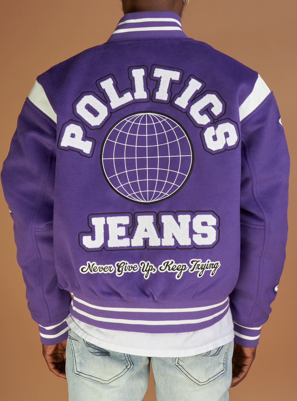 Politics Varsity Jacket - Magic - Purple - 331