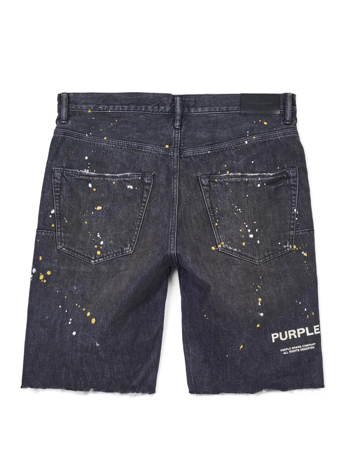 Purple-Brand Shorts - Dirty Tinted Black Vintage - P021-DTBV
