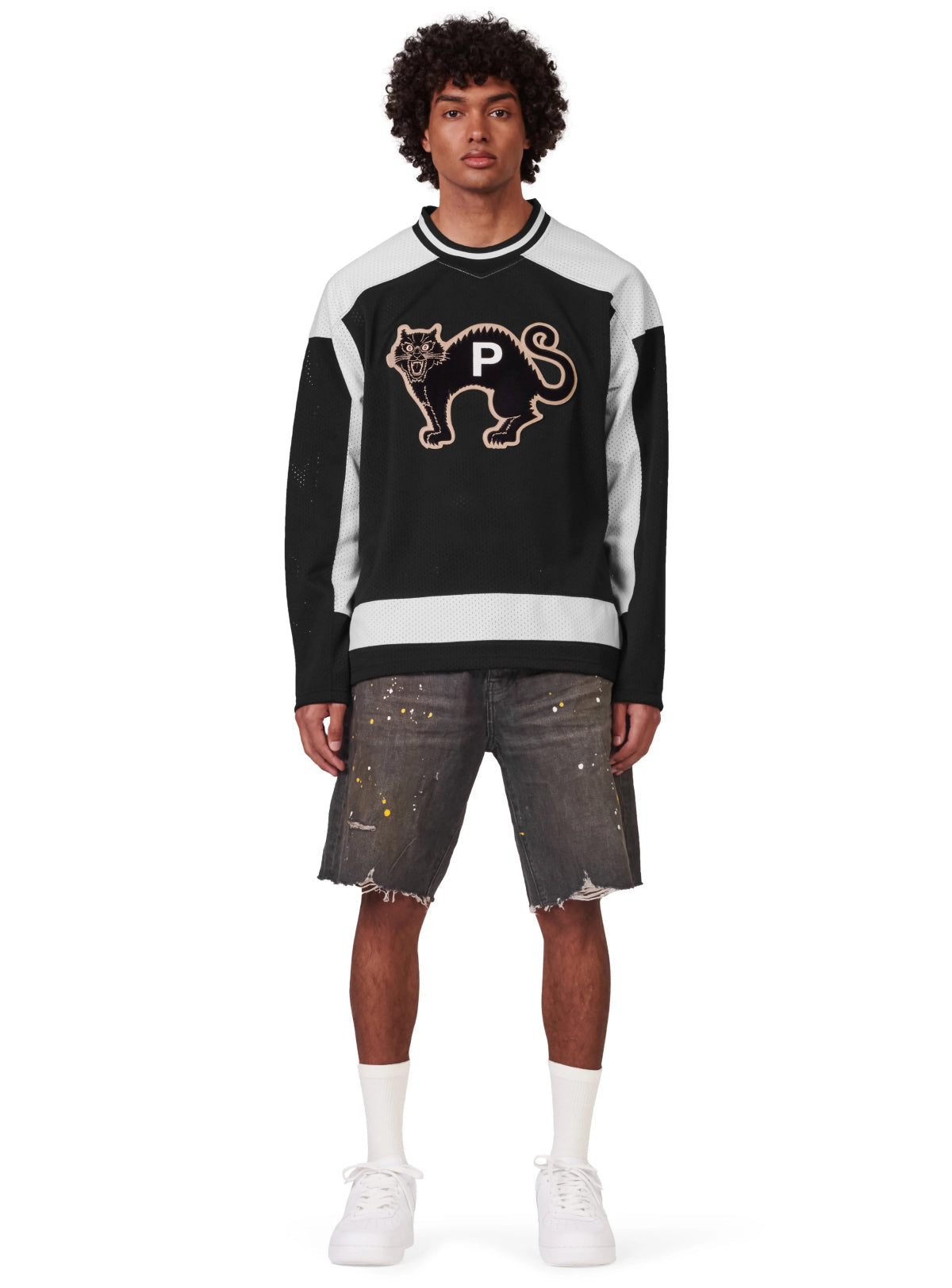 Purple-Brand Shorts - Dirty Tinted Black Vintage - P021-DTBV