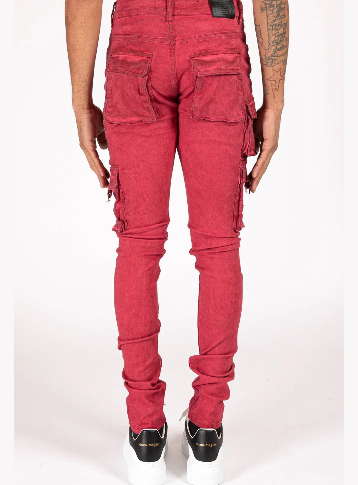 Serenede Jeans - Storm Cargo - Burgundy  - STORM-BR