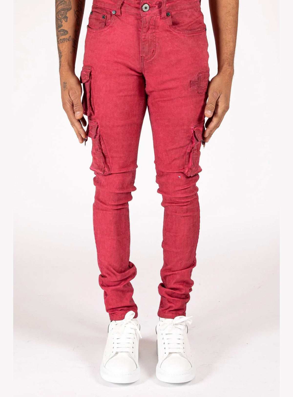 Serenede Jeans - Storm Cargo - Burgundy  - STORM-BR