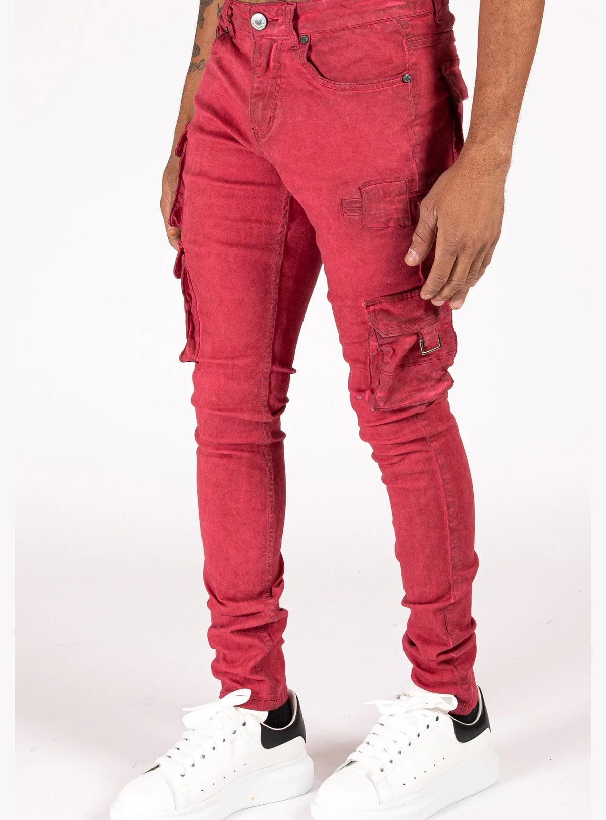 Serenede Jeans - Storm Cargo - Burgundy  - STORM-BR