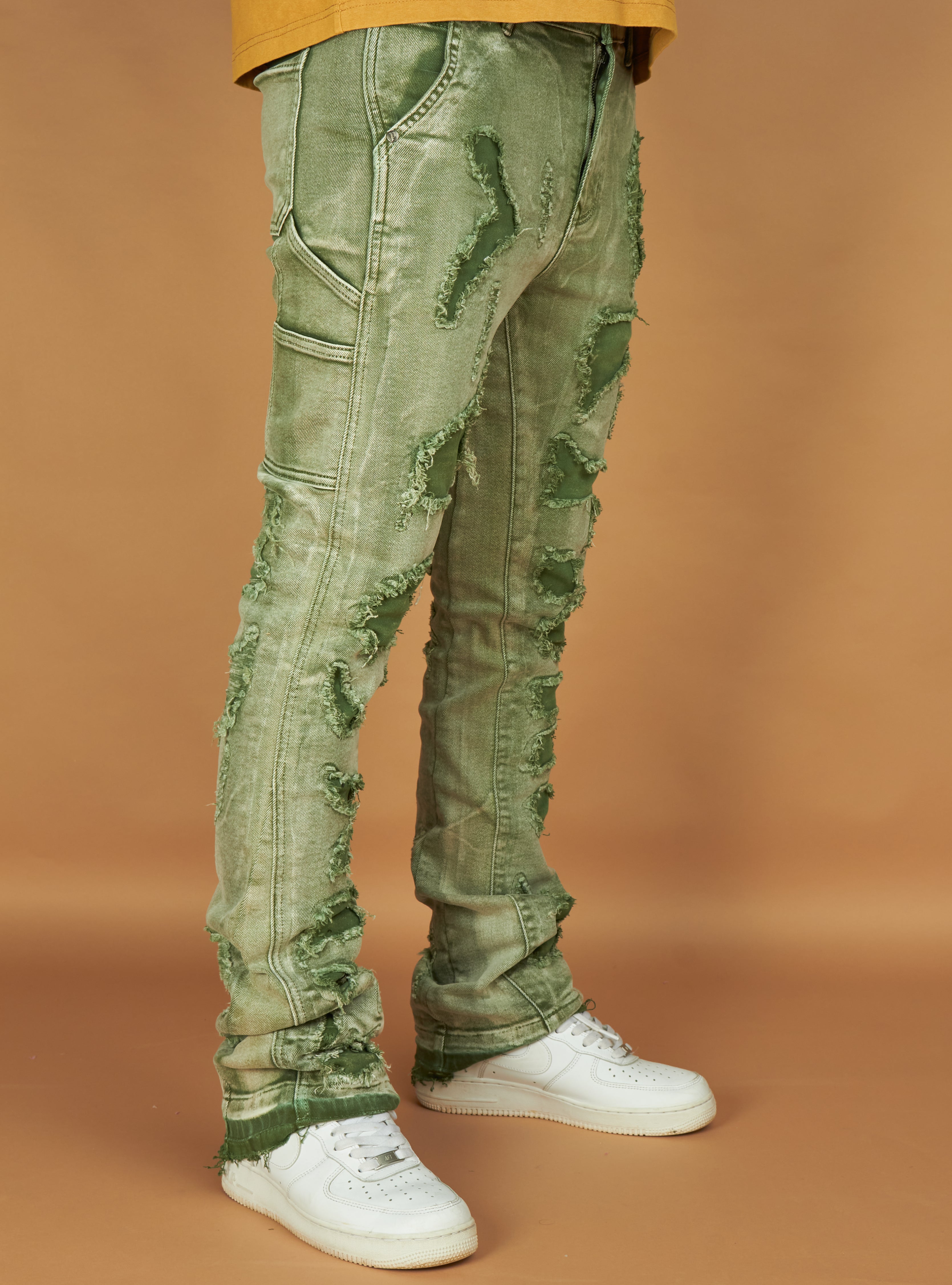 Politics Jeans - Wagner - Green Wash - 003