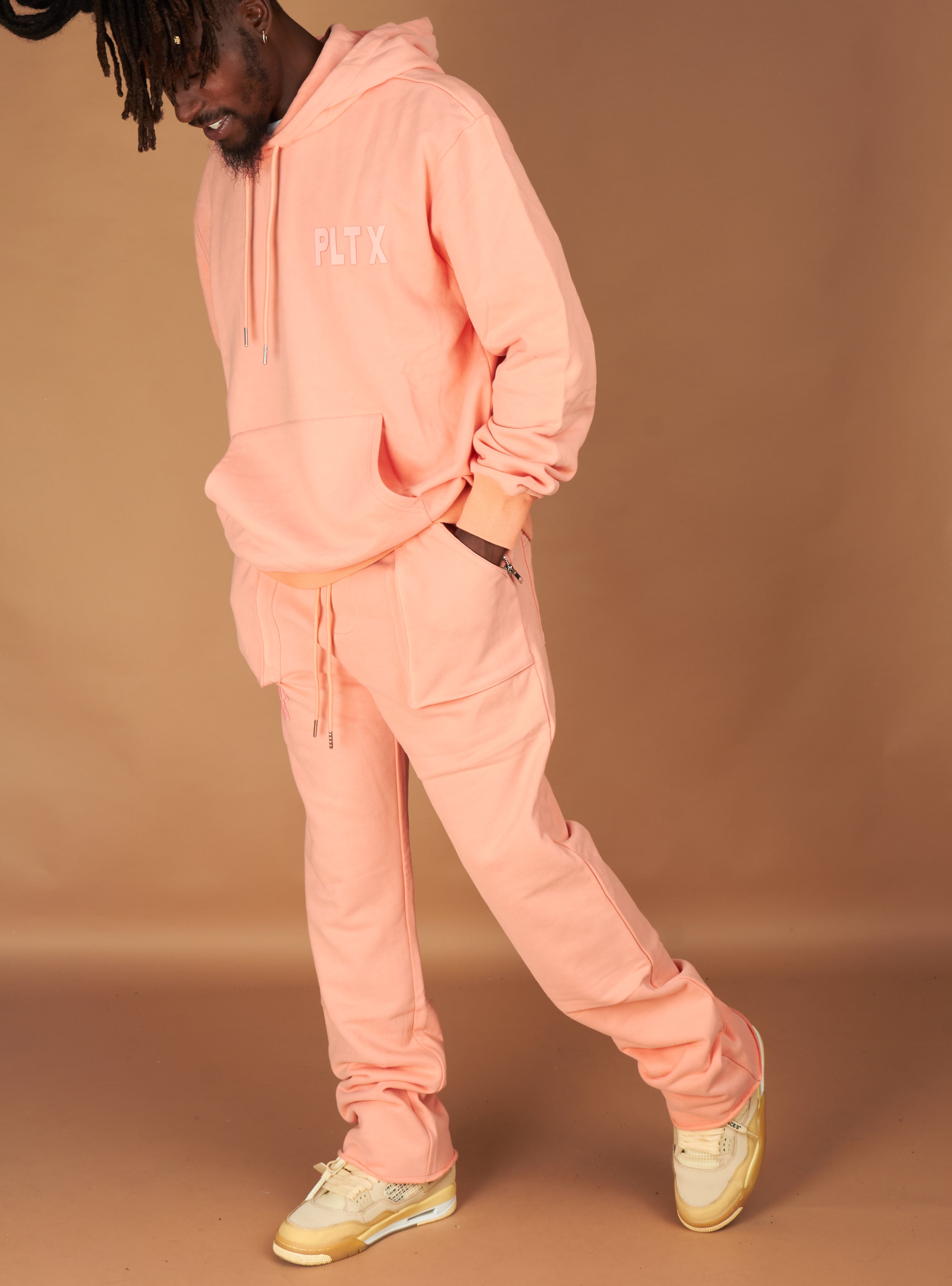 Politics Sweatsuit - Warden - Pink - 813