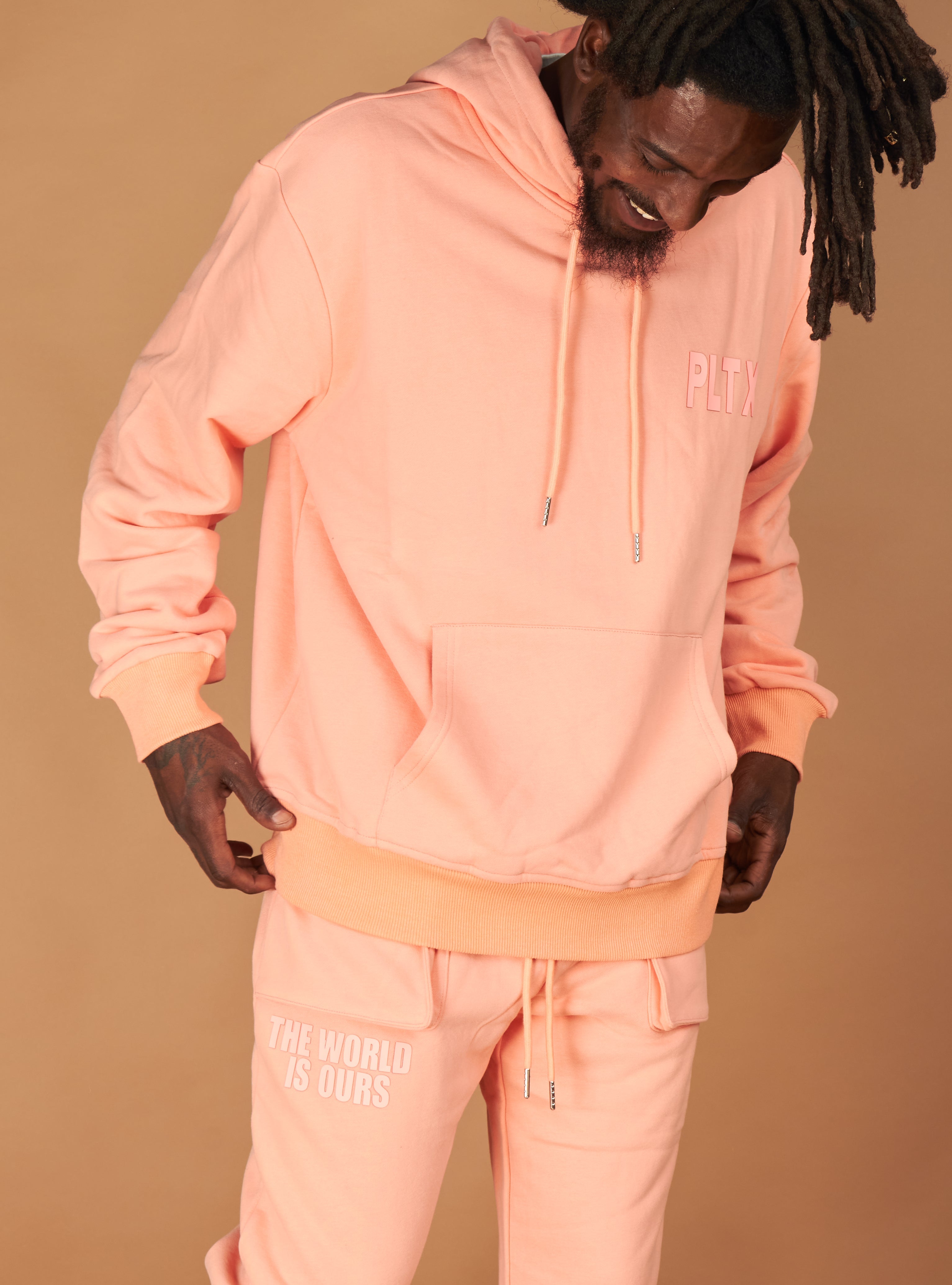 Politics Sweatsuit - Warden - Pink - 813