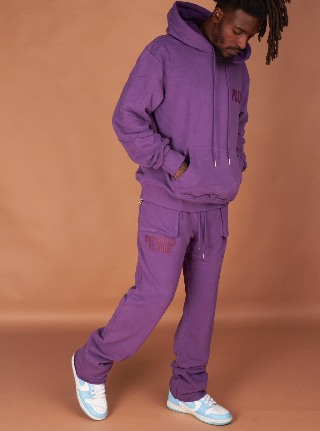 Politics Sweatsuit - Warden - Purple - 814