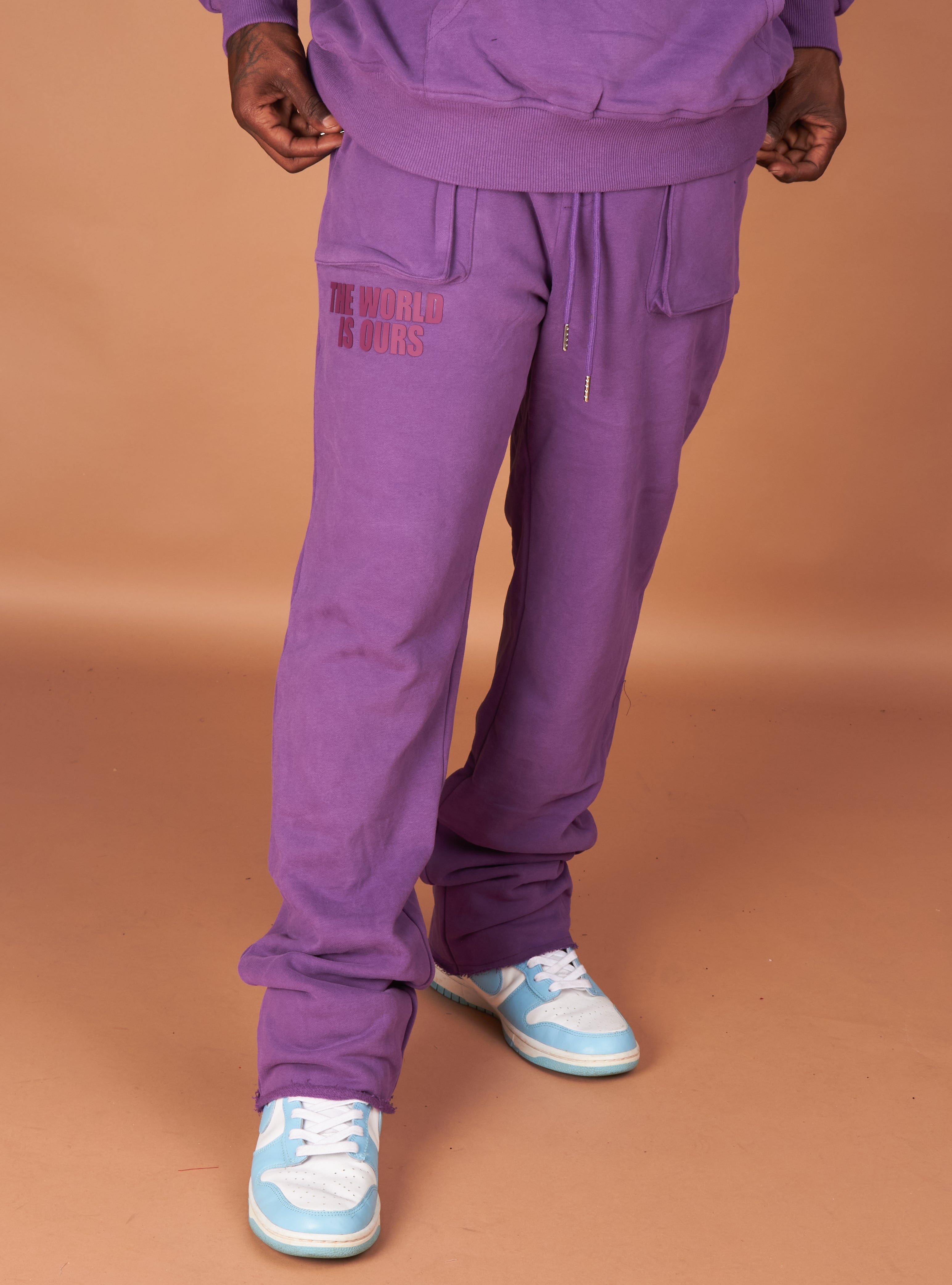 Politics Sweatsuit - Warden - Purple - 814