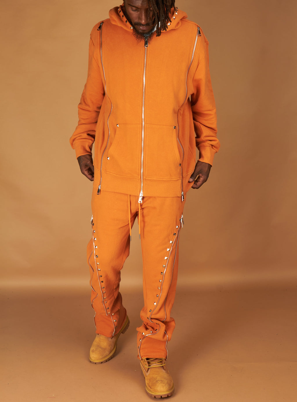 Politics Sweatsuit - Rivet - Orange  - 716